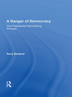 cover image of A Danger of Democracy